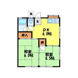 永尾アパートの物件間取画像